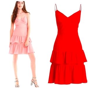 J Crew Cha Cha Mini Dress Red 00